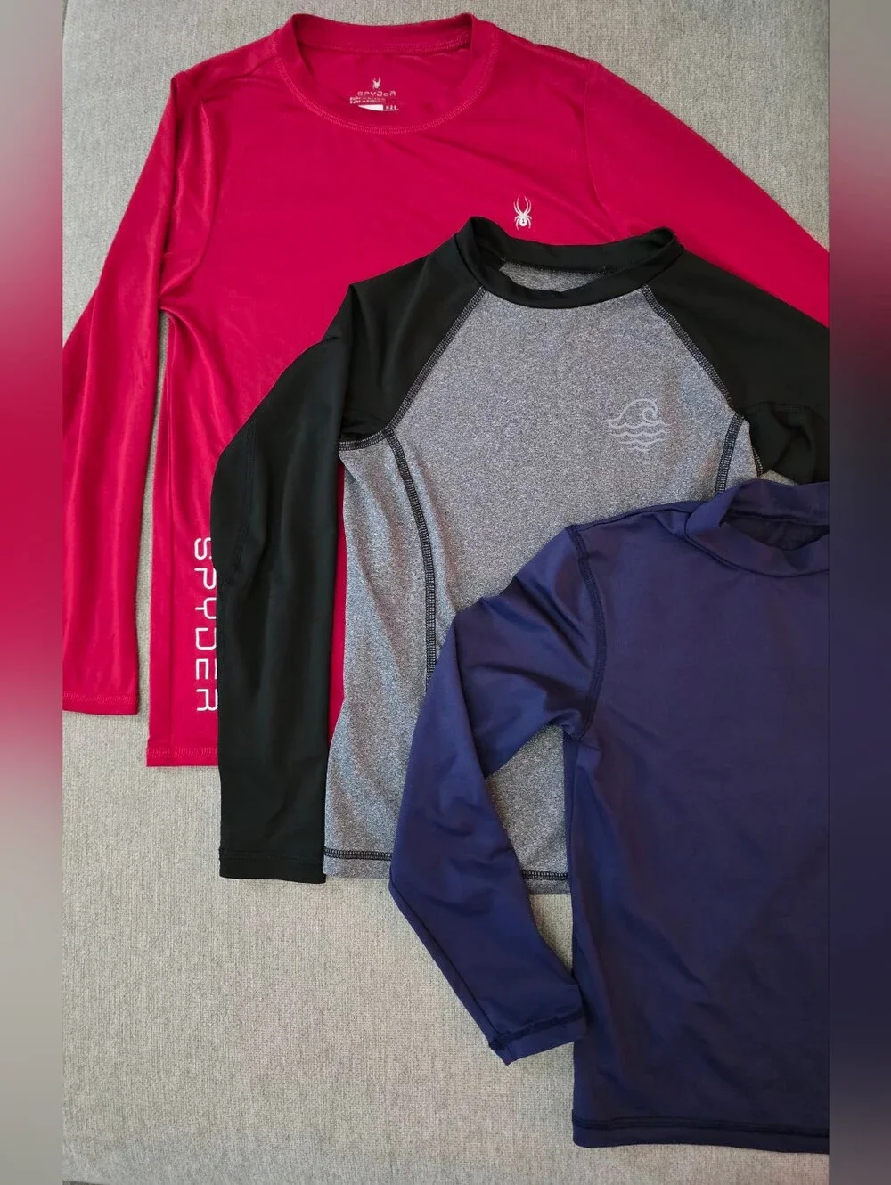 Boys Rash Guard Swim Shirt Lot (3) – Size Small 6/7–8